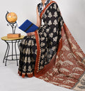 Abstract Print Mulmul Cotton Party Wear Saree - Pionex Fab
