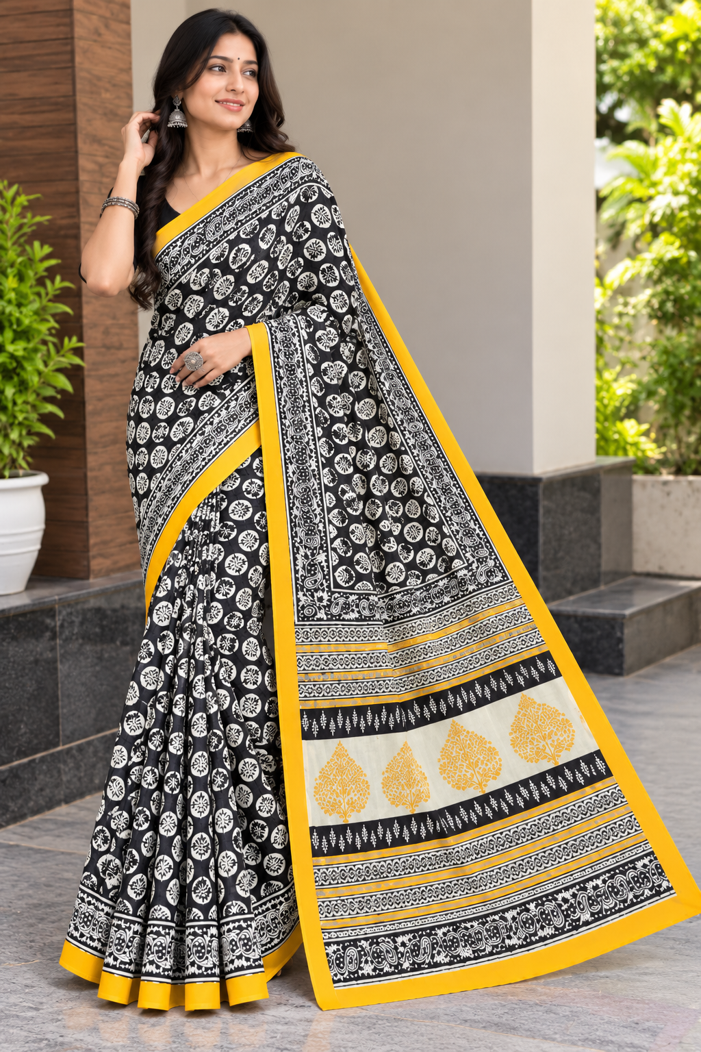 Pure Mulmul Cotton Daily Wear Saree