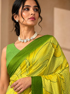 Georgette Pre Stitched Ready To Wear Saree for Women