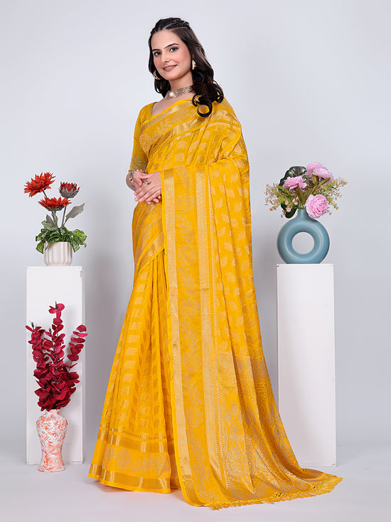 Banarasi Georgette Siroski Work Saree