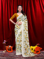 Ready-to-wear Floral Printed Georgette Saree