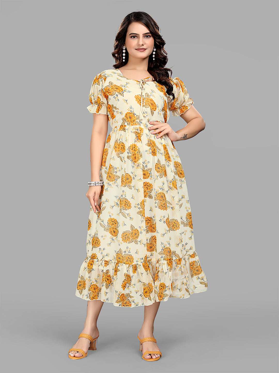 Casual Women Fit and Flare Dress