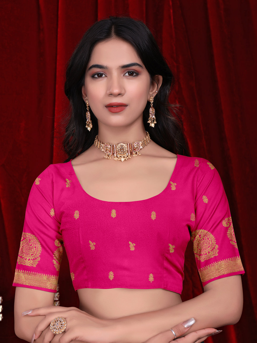 Ready to Wear Jacquard Pure Silk Saree