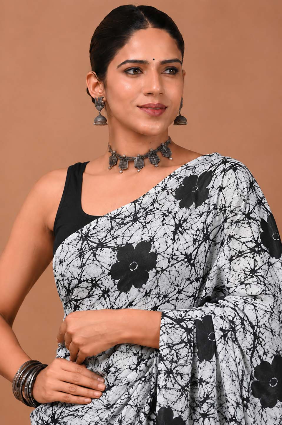 Mul Cotton Floral Printed Daily Wear Saree