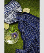 Floral Print Daily Wear Pure Cotton Saree