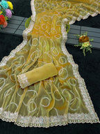 Jimmy Chu Embroidered sequins Saree