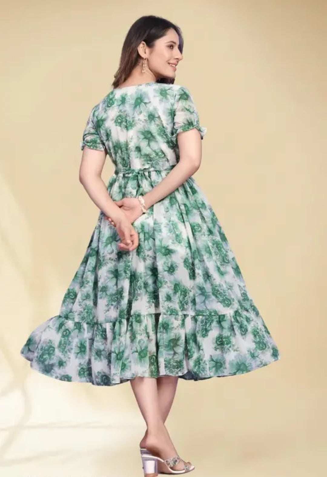 Classic Fit and Flare Dress for Women