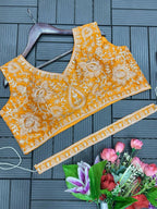 Embroidered Sequin Jacket with Ready-to-Wear Saree and Belt