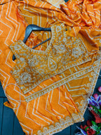 Embroidered Sequin Jacket with Ready-to-Wear Saree and Belt