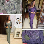 Elegant Ready-to-Wear Saree with Embroidered Sequin Jacket and Belt