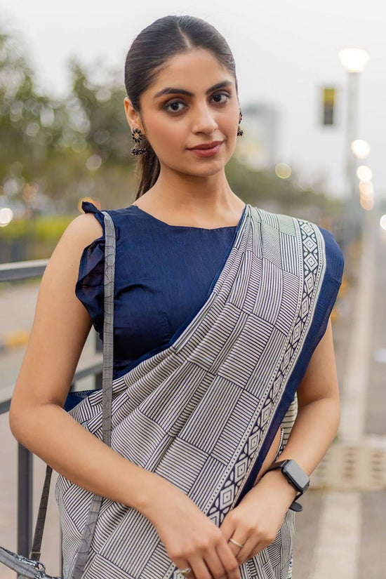 Printed  Mulmul Cotton Saree for Woman