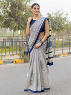 Printed  Mulmul Cotton Saree for Woman