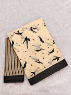 Mulmul Cotton Jaipur Block Print Saree