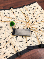 Mulmul Cotton Jaipur Block Print Saree