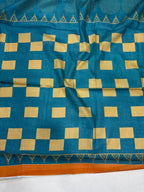 Mulmul Cotton Bandhni Hand Block Print Saree