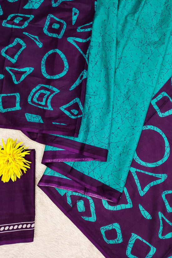 Block Printed Mulmul Cotton Saree