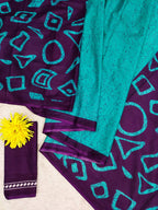 Block Printed Mulmul Cotton Saree