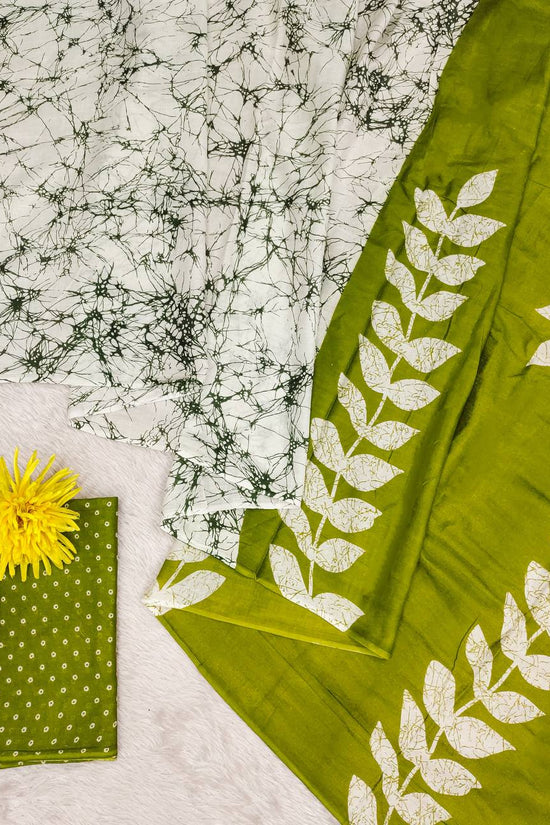 Mulmul Cotton Block Printed Saree