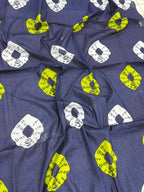 Mulmul Cotton Tie-dye Printed Saree