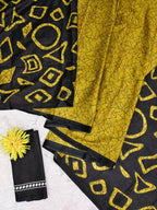 Block Printed Mulmul Cotton Saree