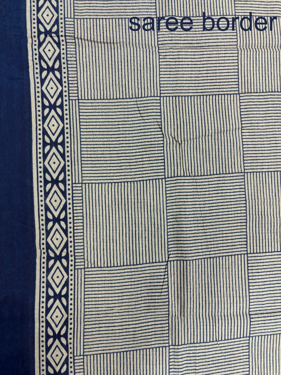 Printed  Mulmul Cotton Saree for Woman