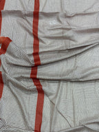 Mulmul Cotton Block Printed Saree