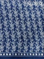 Mulmul Cotton Abstract Printed Saree