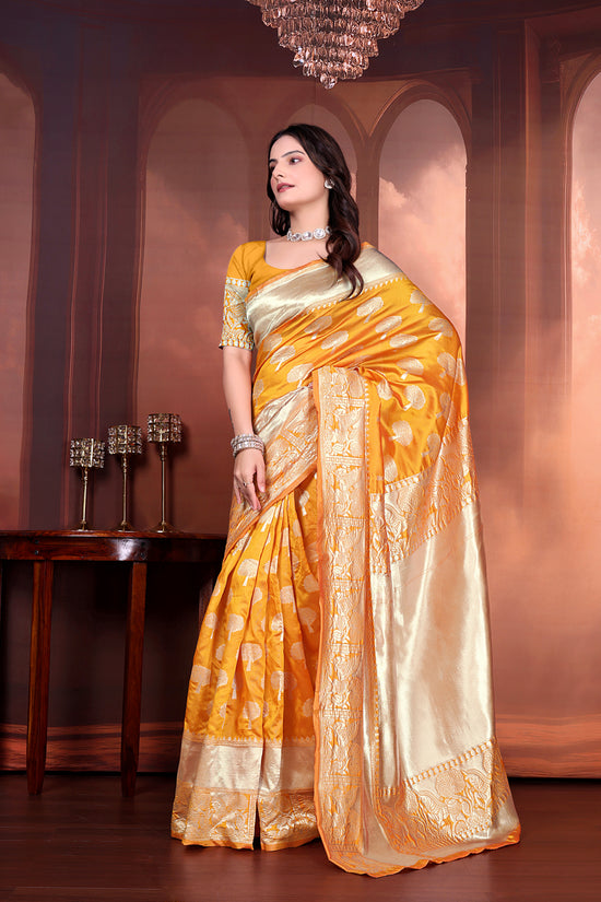Ready to Wear Jacquard Pure Silk Saree